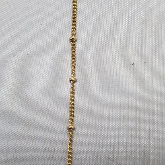 Charming Charlie crystal quartz point, gold chain necklace - Picture 5 of 7